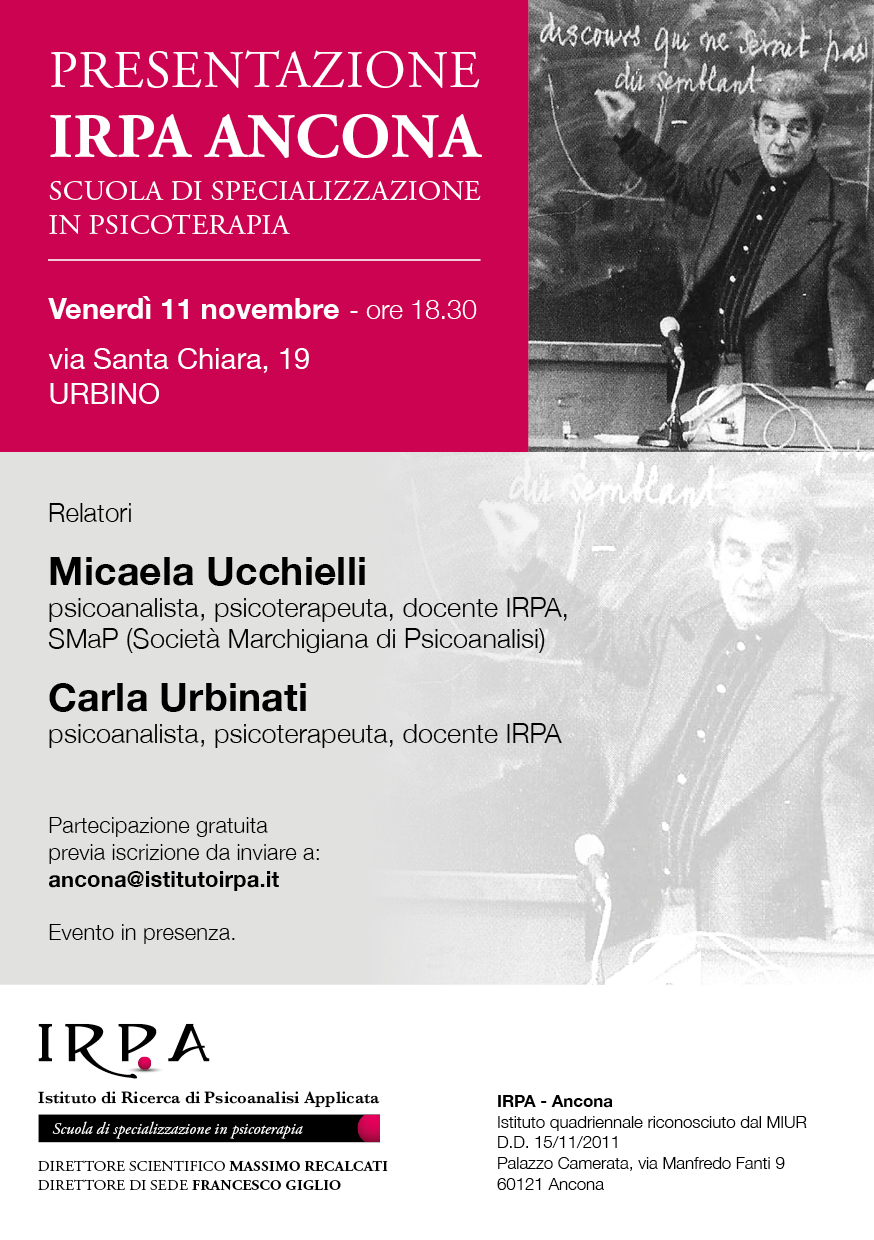 Presentazione irpa ancona
