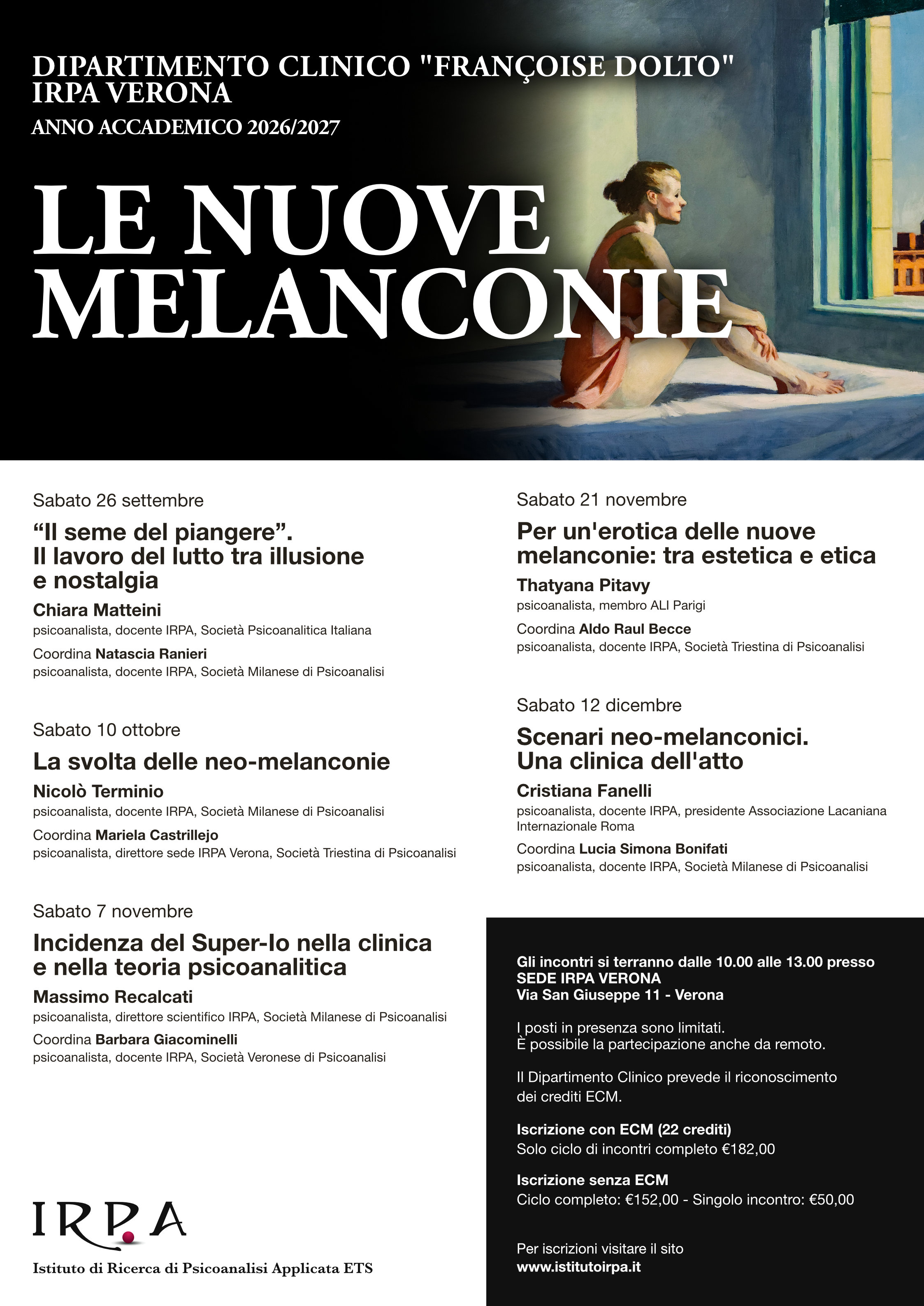 Locandina Dipartimento clinico Verona