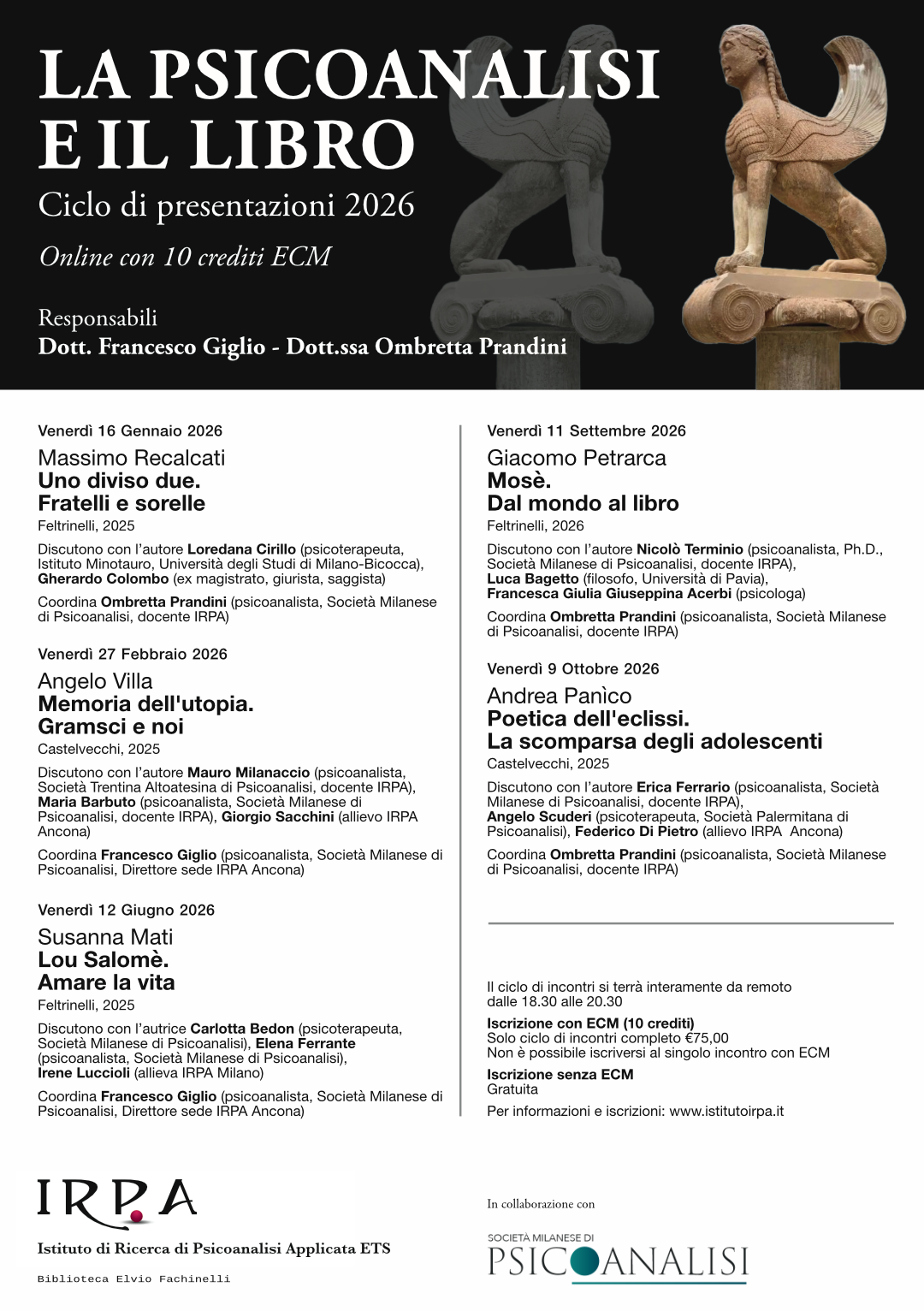 Locandina Psicanalisi e libro